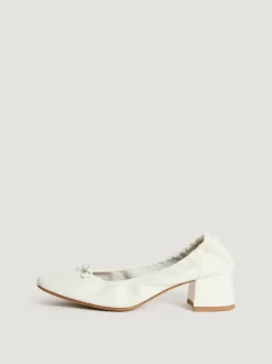 Rouje Ballerines NICOISE CuirBlanc Discount