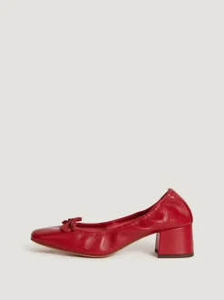 Rouje Ballerines NICOISE CuirRouge Sale