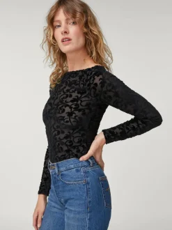 Rouje Body TREVOR VeloursNoir Sale
