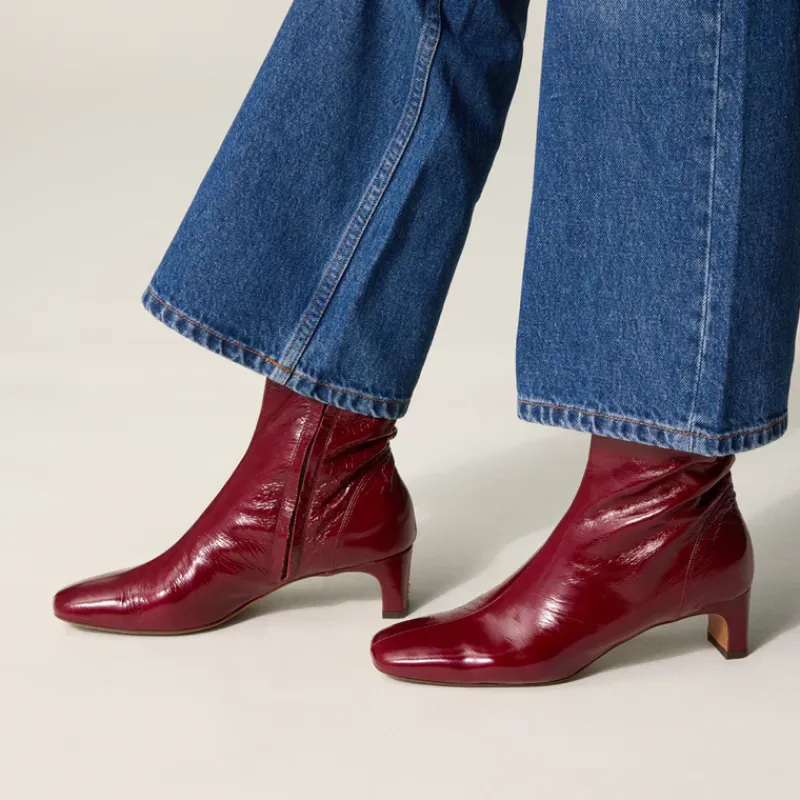 Rouje Bottines DORIA VernisBordeaux Cheap