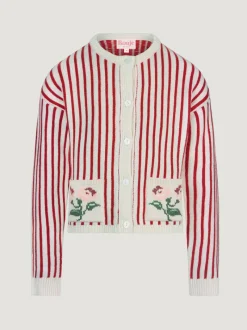 Rouje Cardigan ASTREE RayéEcru Fashion