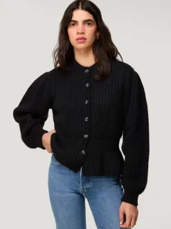 Rouje Cardigan LISIA UniNoir Cheap