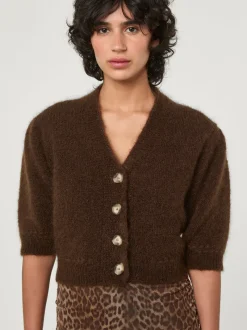 Rouje Cardigan NONO UniMarron Best