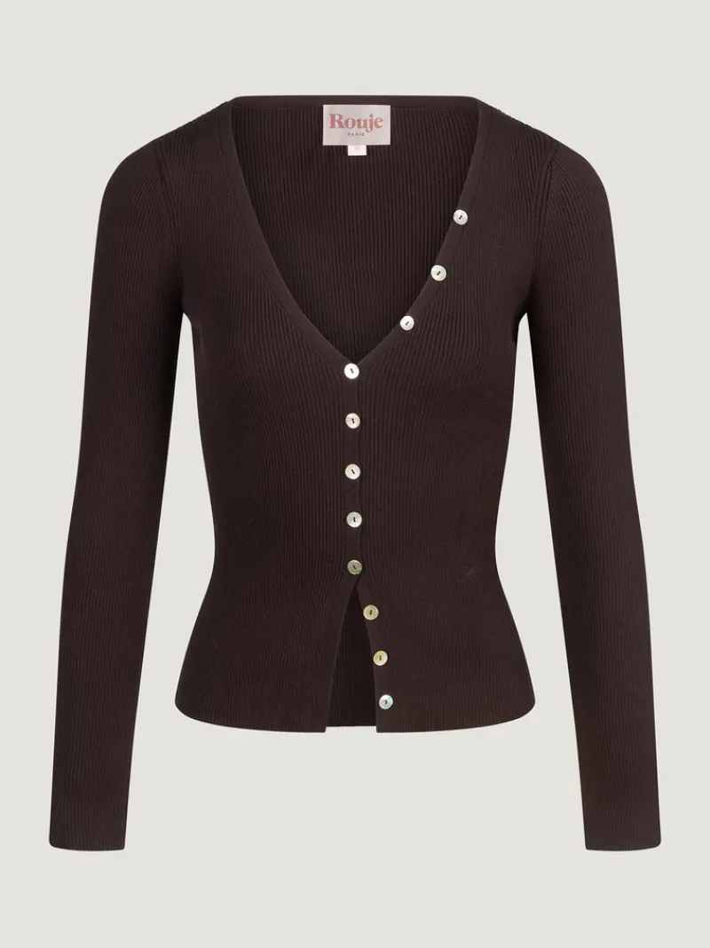 Rouje Cardigan PENELOPE UniMarron Discount