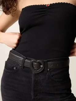 Rouje Ceinture AMOR CuirNoir Best