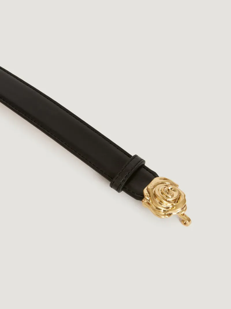 Rouje Ceinture BOUQUET CuirNoir Clearance
