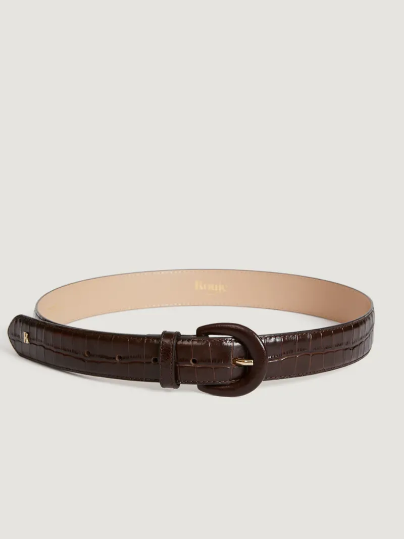 Rouje Ceinture COOPER CrocoChocolat Best