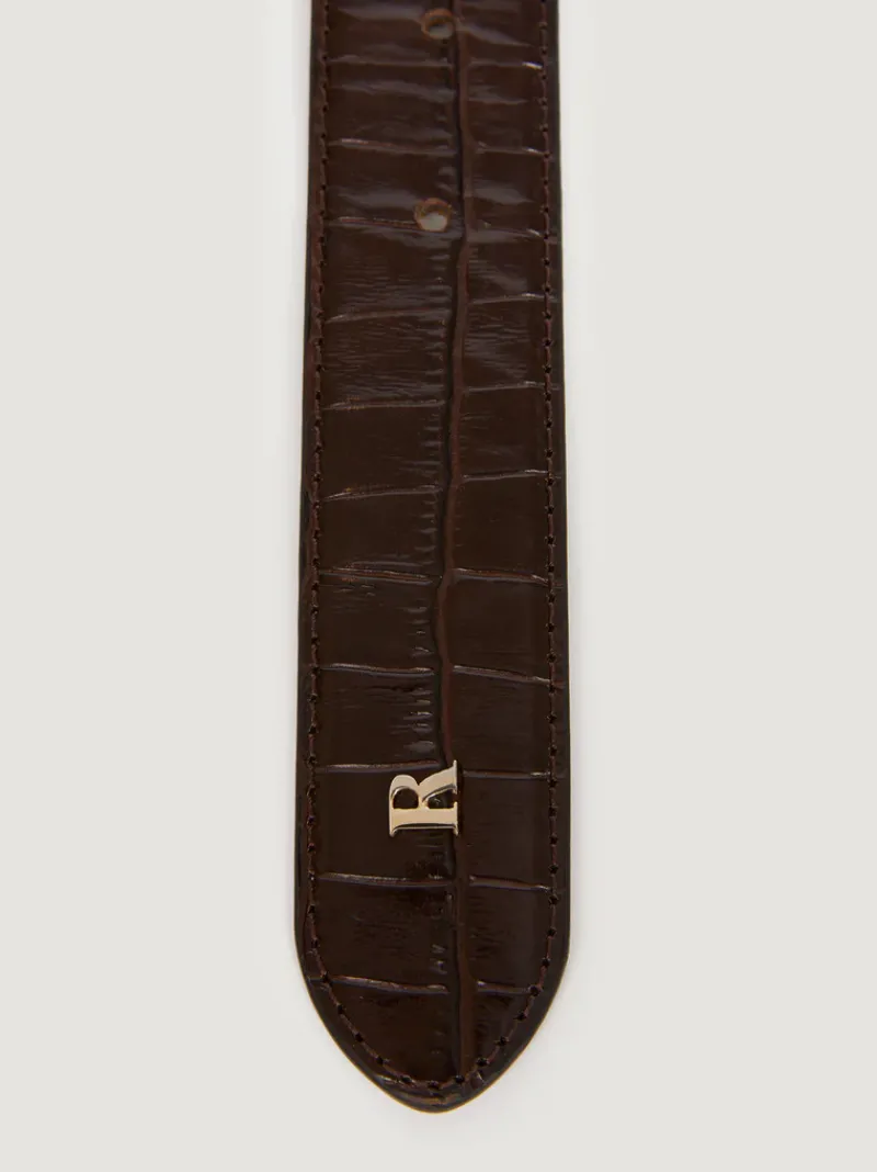 Rouje Ceinture COOPER CrocoChocolat Best
