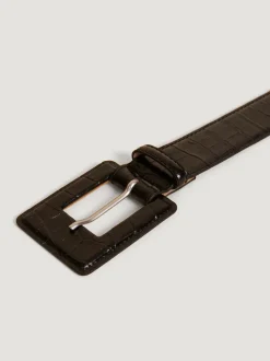 Rouje Ceinture NAWEL CrocoNoir Fashion