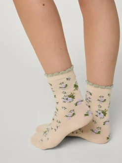 Rouje Chaussettes BETSY BouquetHiverEcru Outlet