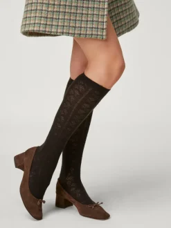 Rouje Chaussettes TRUDY PointelleMarron Best