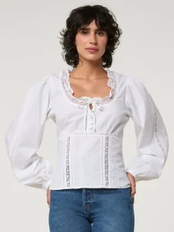 Rouje Chemise ANNETTE UniBlanc Sale
