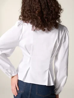 Rouje Chemise CLAUDINE UniBlanc New