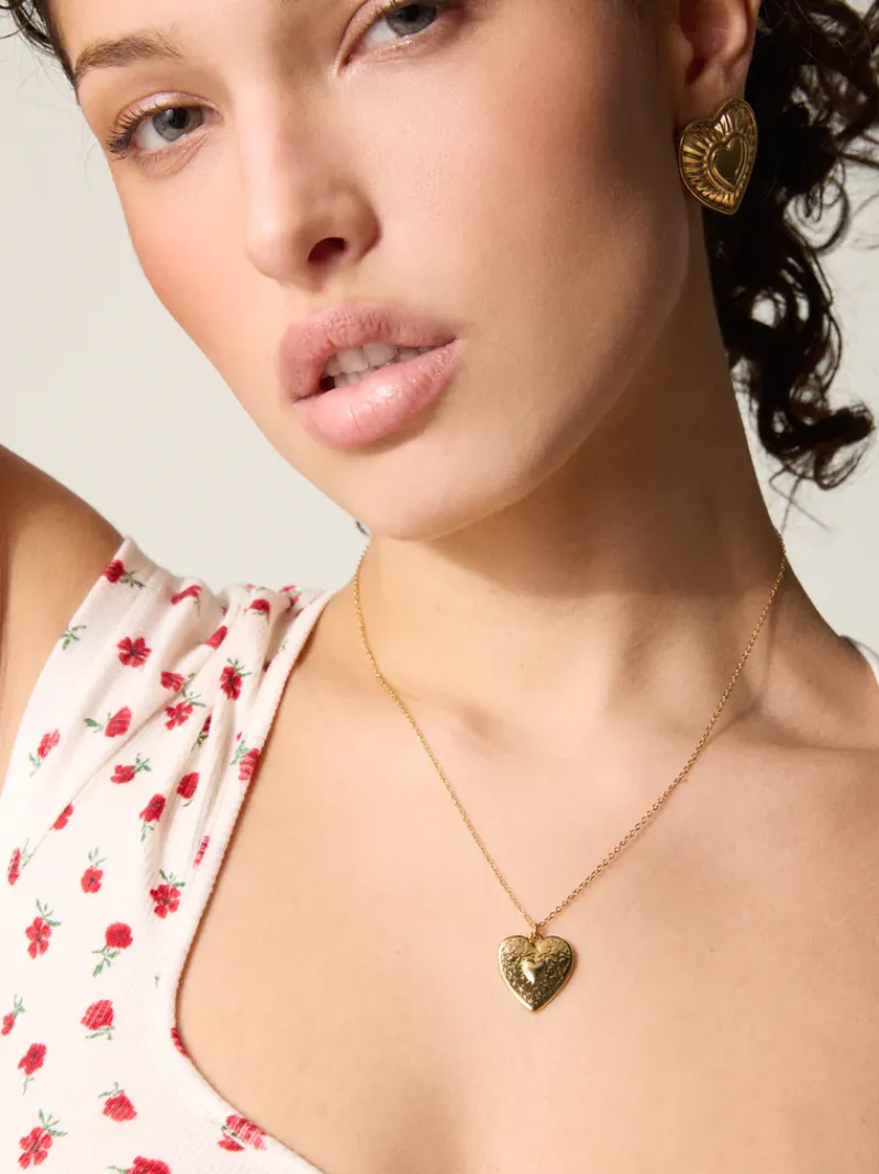 Rouje Collier AMELIE DoréVieilli Cheap
