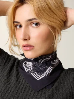 Rouje Foulard TANGUY CHAMPSDETULIPESMARINE Discount