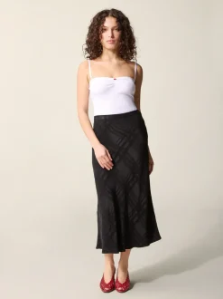 Rouje Jupe FLORINE BlackJacquard Clearance