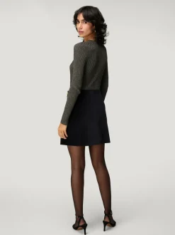 Rouje Jupe ODETTE VeloursNoir Fashion
