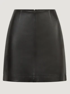 Rouje Jupe TILLY CuirNoir Flash Sale