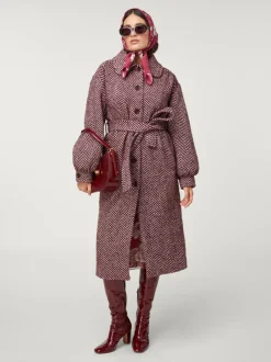 Rouje Manteau GERARD ChevronBordeaux Shop