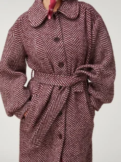 Rouje Manteau GERARD ChevronBordeaux Shop