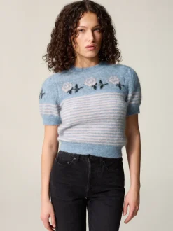 Rouje Pull PALOME RayéBleu Cheap
