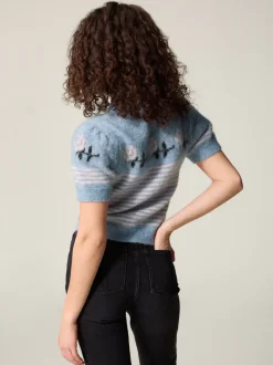 Rouje Pull PALOME RayéBleu Cheap