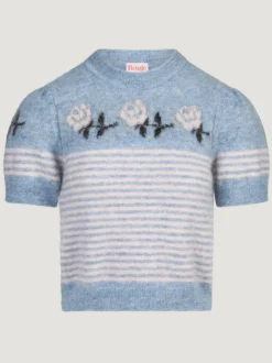 Rouje Pull PALOME RayéBleu Cheap