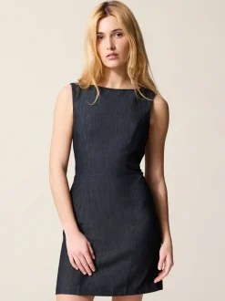 Rouje Robe ALBERTA DENIMINDIGO Discount
