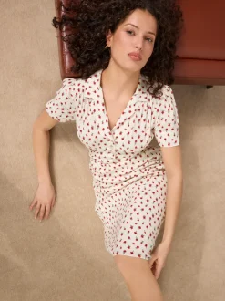 Rouje Robe ANAIS FLEURETTESAUVAGEECRU Hot