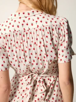 Rouje Robe ANAIS FLEURETTESAUVAGEECRU Hot