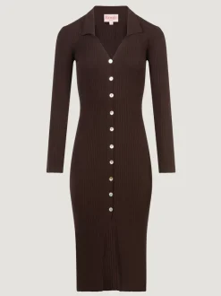 Rouje Robe AURE UniMarron Clearance