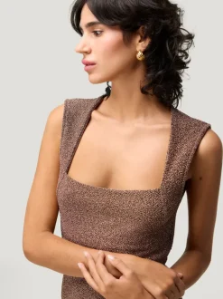 Rouje Robe ELNA LurexDoré Cheap