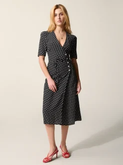 Rouje Robe GABIN PoisCarmenNoir Best Sale