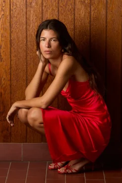 Rouje Robe JOSEPHINA SATINROUGE Sale