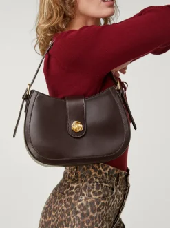 Rouje Sac ALLURE CuirChocolat Discount