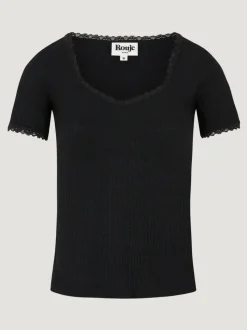 Rouje Top GIUIA Noir Discount