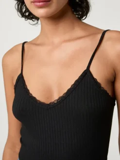 Rouje Top LIO Noir Discount