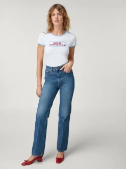 Rouje T-Shirt FERGUS CoffeeBlanc Best Sale