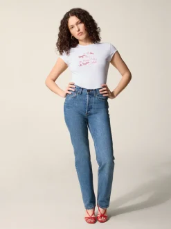 Rouje T-Shirt FERGUS BONJOURPARISBLANC Clearance