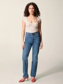 Rouje T-Shirt YUNA FLEURETTESAUVAGEECRU Hot