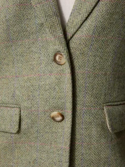Rouje Veste JACQUES ChevronCarreauxMenthe Cheap