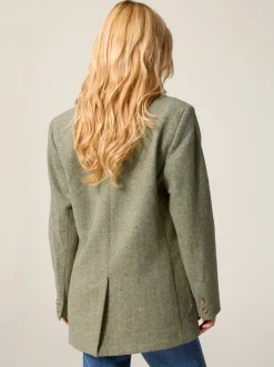 Rouje Veste JACQUES ChevronCarreauxMenthe Cheap
