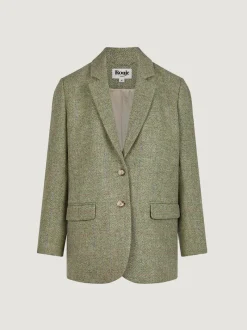 Rouje Veste JACQUES ChevronCarreauxMenthe Cheap