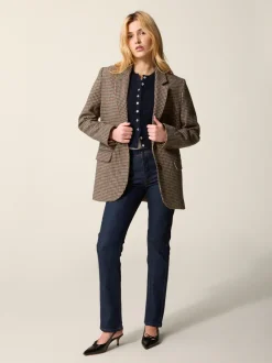 Rouje Veste JACQUES PiedDePouleMoutarde Outlet