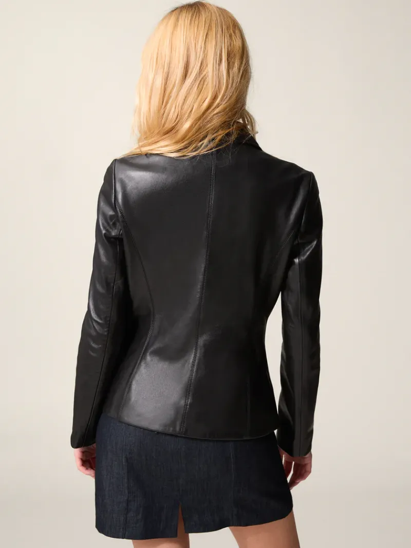 Rouje Veste ULYSSE CuirNoir Cheap